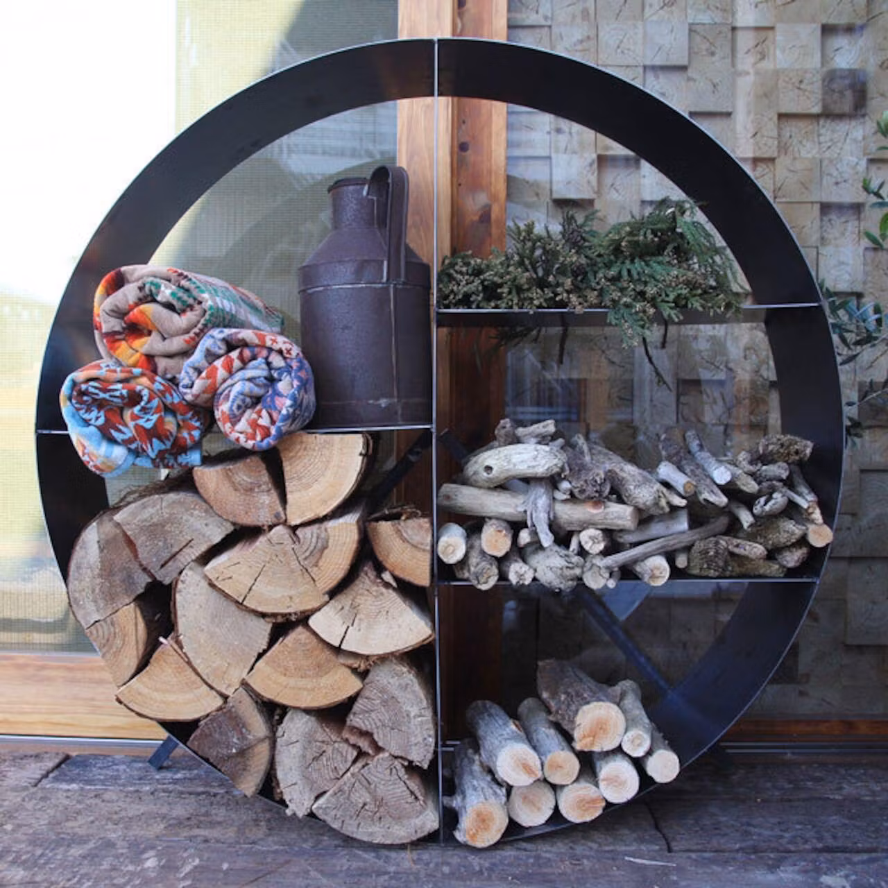 MARU RACK / 薪ラック/アイアン製/クロカワ 1200 - 8